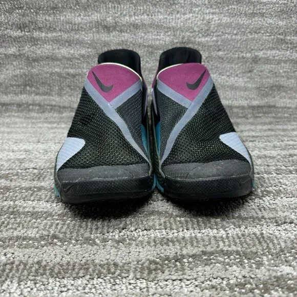 NIKE GO FlyEase Black/Black-Lime Glow Men’s Size 8.5 Folding Hands Free - Picture 4 of 9